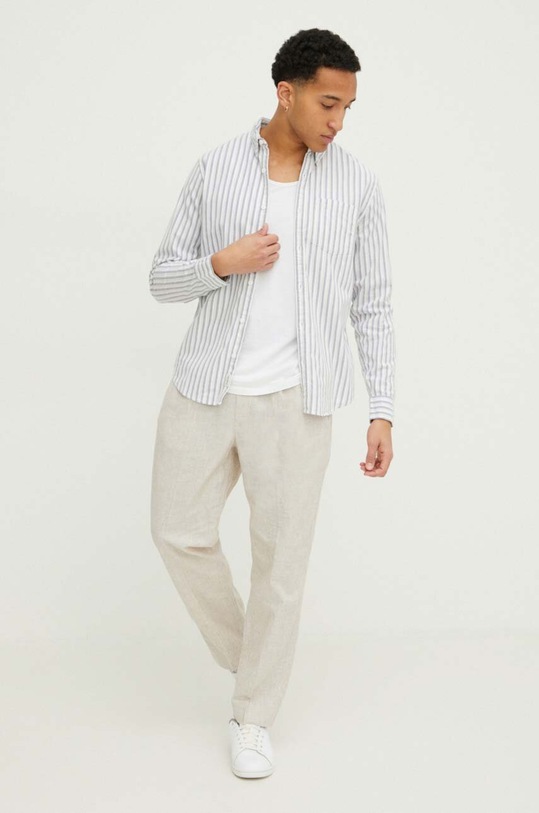 Hollister Co. koszula KI325.4000.105 biały SS24