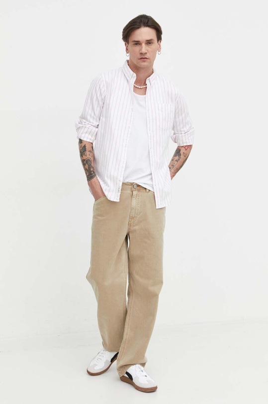 Odzież Hollister Co. koszula KI325.4001.115 biały