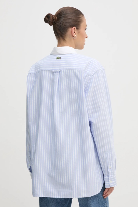 Lacoste camasa din bumbac CH7610 albastru