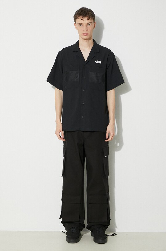 The North Face shirt First Trail NF0A87QKJK31 black SS24