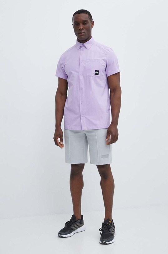 The North Face koszula NF0A879PQZI1 fioletowy SS24
