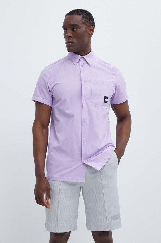 The North Face koszula fioletowy NF0A879PQZI1