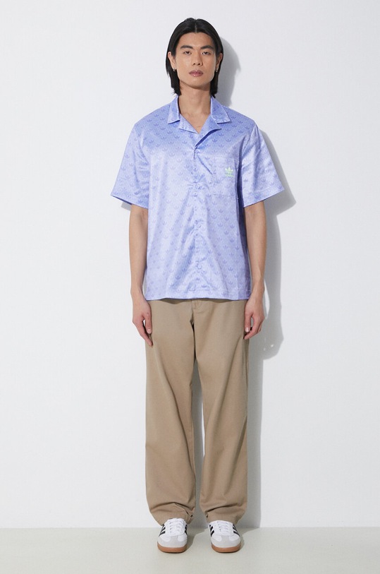 adidas Originals shirt Mono Satin IS2938 violet SS24