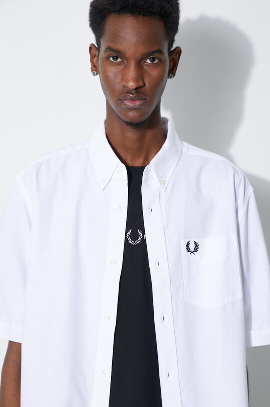 Fred Perry cotton shirt Oxford Shirt M5503.100 white