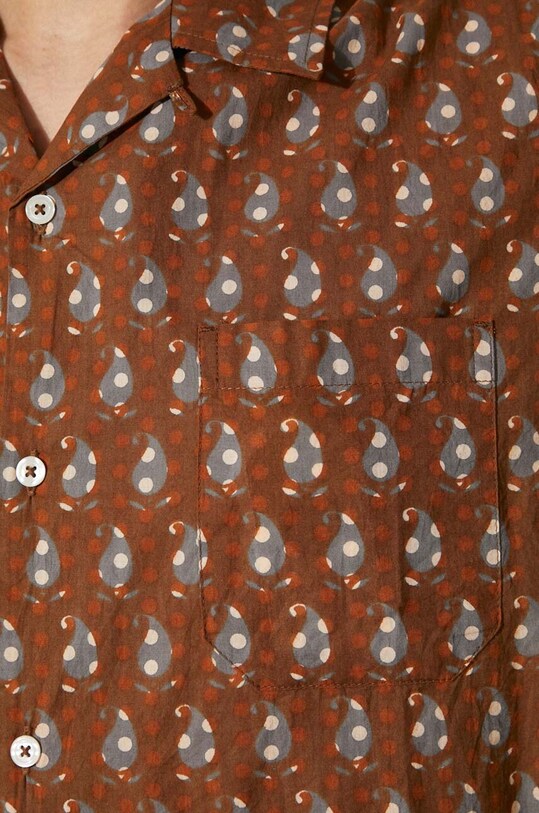 Universal Works camasa din bumbac Road Shirt 30179.BROWN