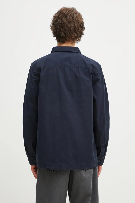 Одяг Бавовняна сорочка Barbour Bidlam Overshirt MOS0368 темно-синій