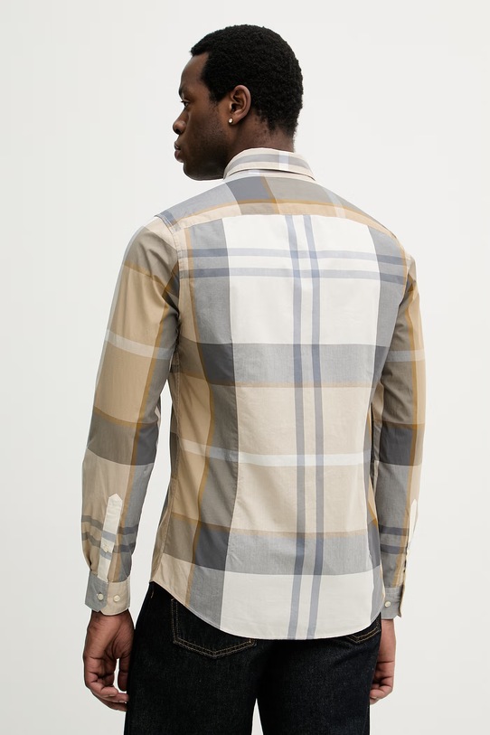 Oblačila Bombažna srajca Barbour Harris MSH5071 bež