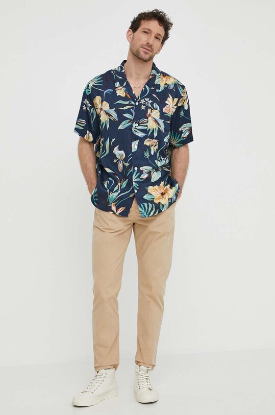 Îmbrăcăminte Levi's camasa 72625 bleumarin