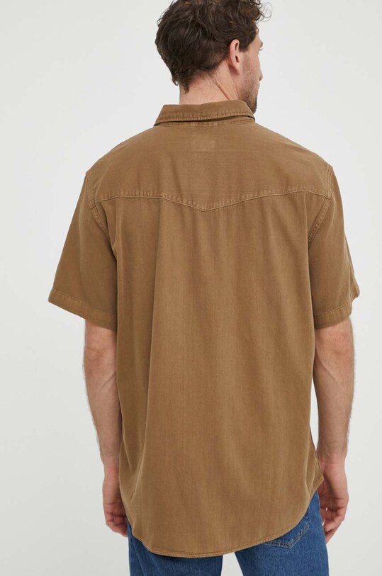 Levi's camasa din bumbac bej A5722