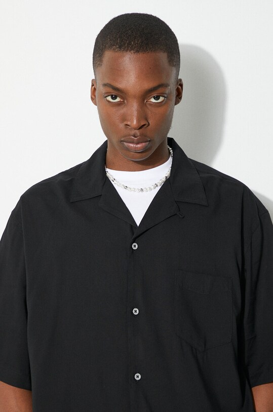 Vans shirt Premium Standards Camp Collar Woven LX VN000GVXBLK1 black