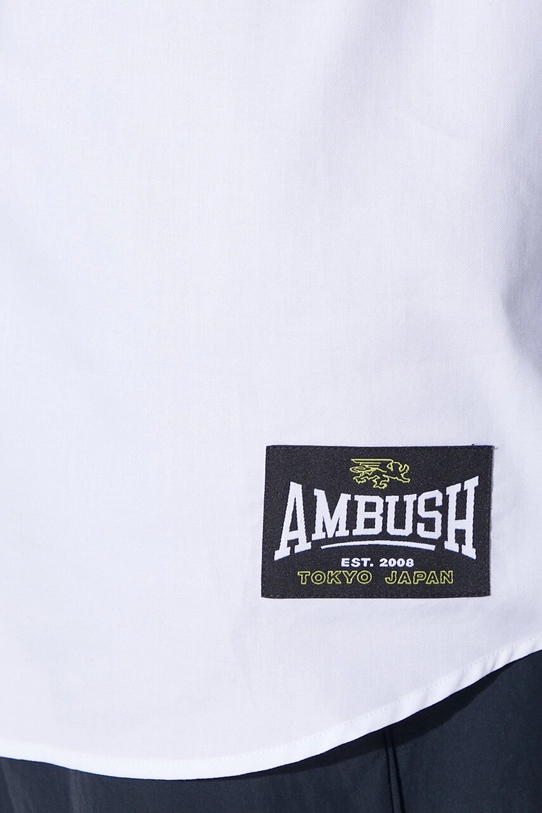 AMBUSH camasa din bumbac Circle Emblem S/S Shirt BMGG001S24FAB0010145