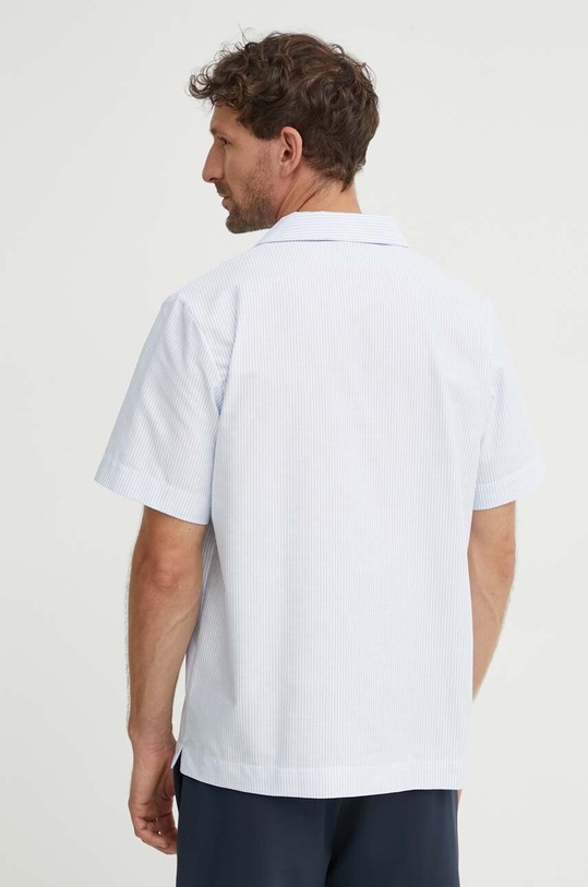 Ρούχα Βαμβακερό πουκάμισο A.P.C. chemise lloyd avec logo COGUH.H12585.IAA μπλε