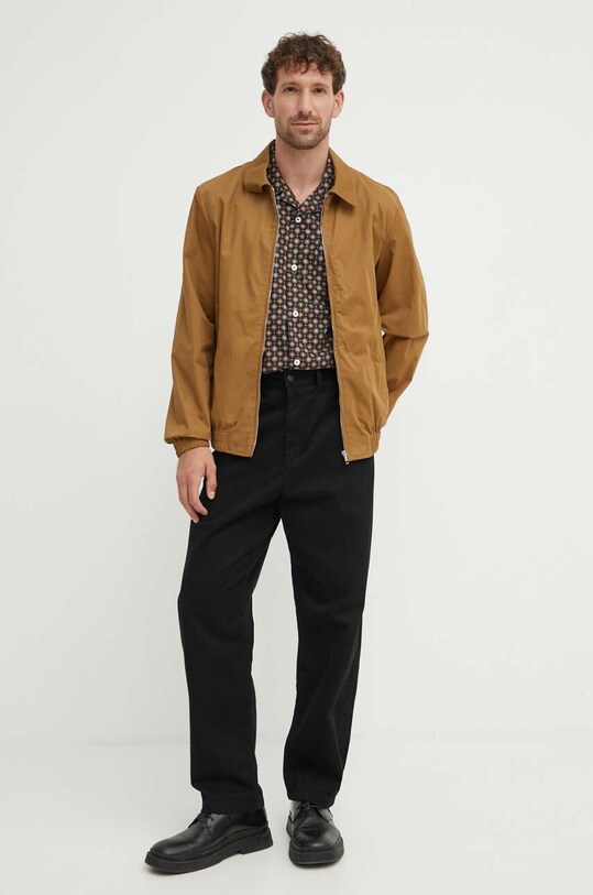 Bavlněná košile A.P.C. chemisette lloyd COGXP.H12495.LZZ černá SS24