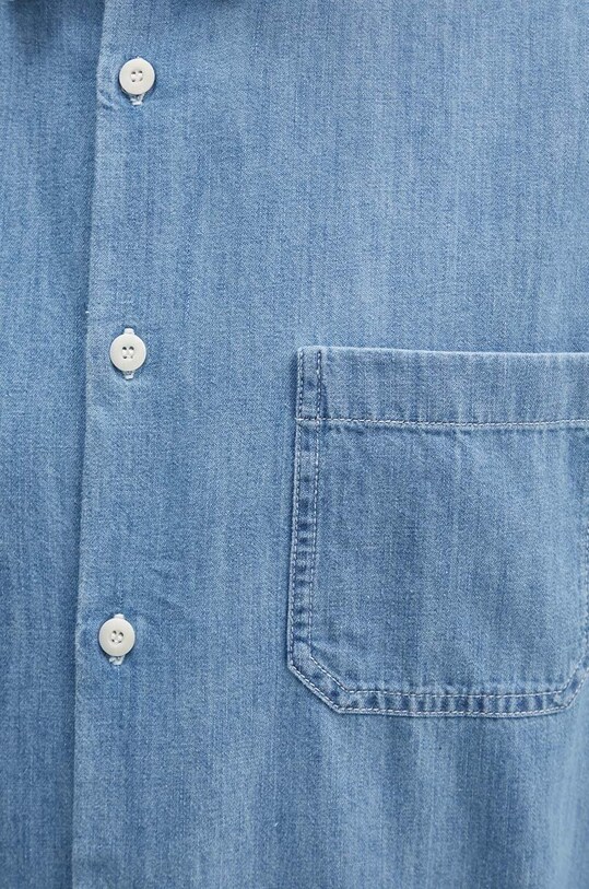 Rifľová košeľa A.P.C. chemise math COGXX.H12584.IAB modrá