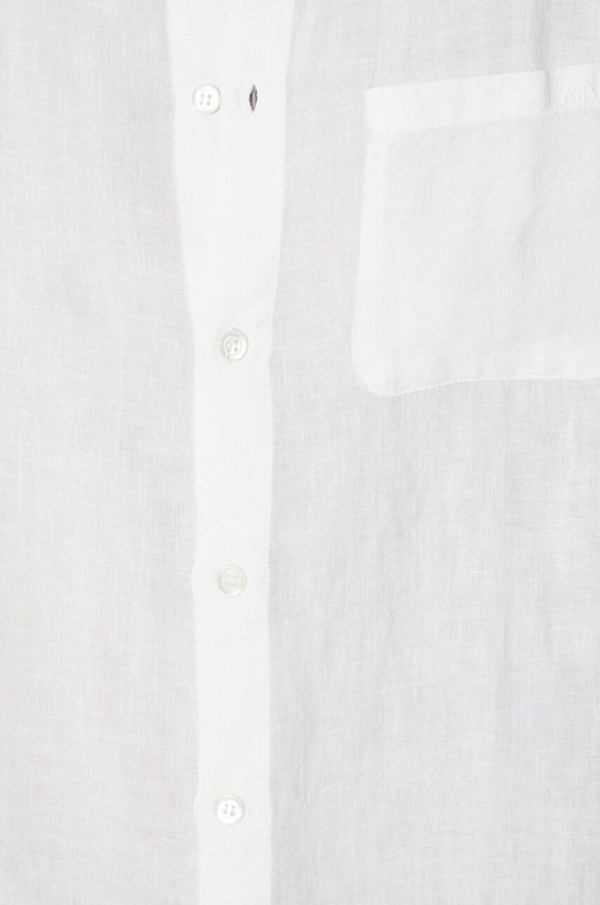 Ľanová košeľa A.P.C. chemise cassel logo LIAEK.H12545.AAC