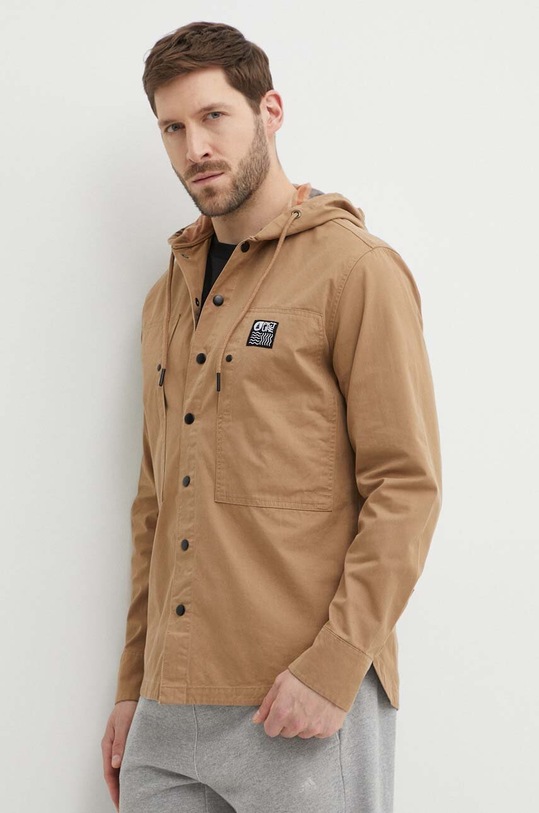 Picture kurtka bawełniana Perrie nieocieplane brązowy MTS1052