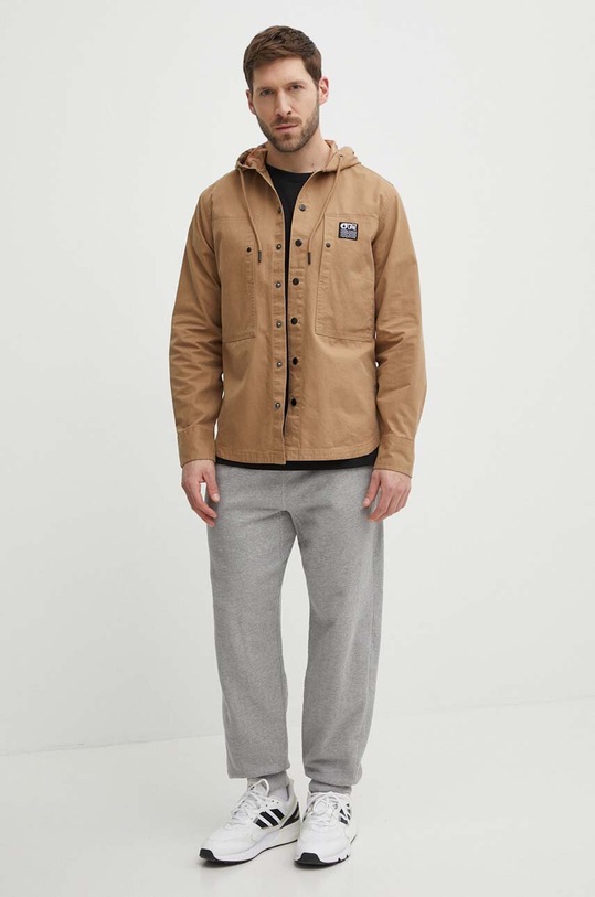 Picture kurtka bawełniana Perrie MTS1052 brązowy SS24