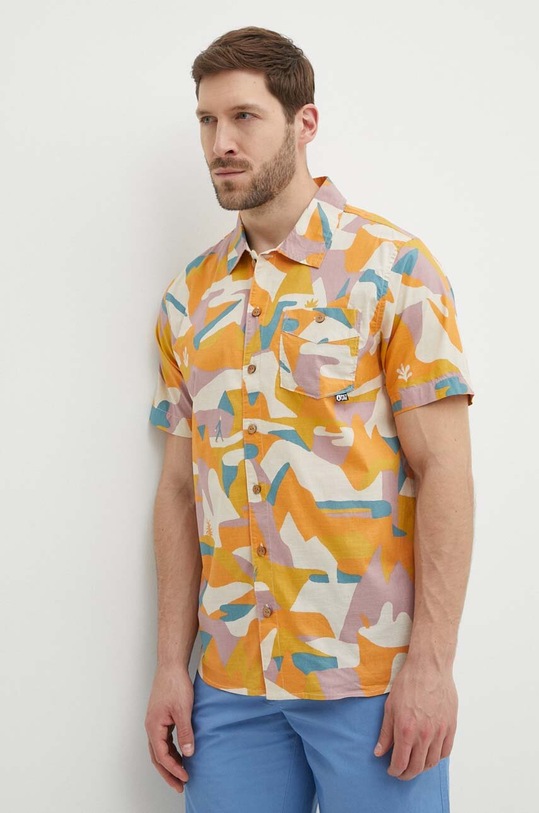 Bavlnená košeľa Picture Mataikona regular viacfarebná MTS1065