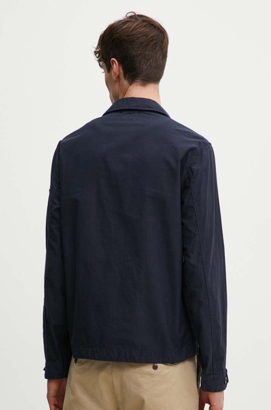 Oblačila Bombažna srajca C.P. Company Ottoman 16CMSH153A006406O mornarsko modra