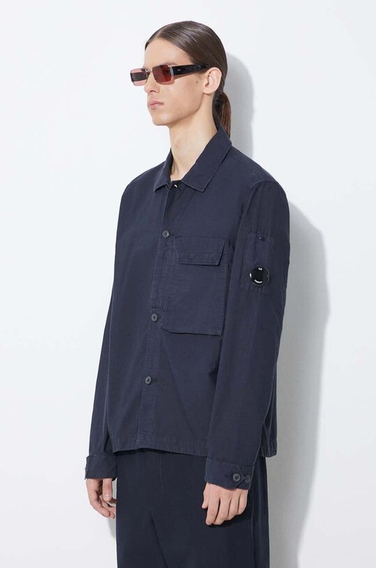 C.P. Company cotton shirt Ottoman navy 16CMSH153A006406O