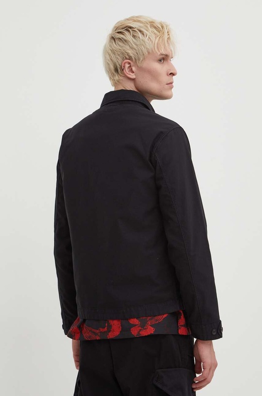 Odzież C.P. Company koszula bawełniana Ottoman 16CMSH153A006406O czarny