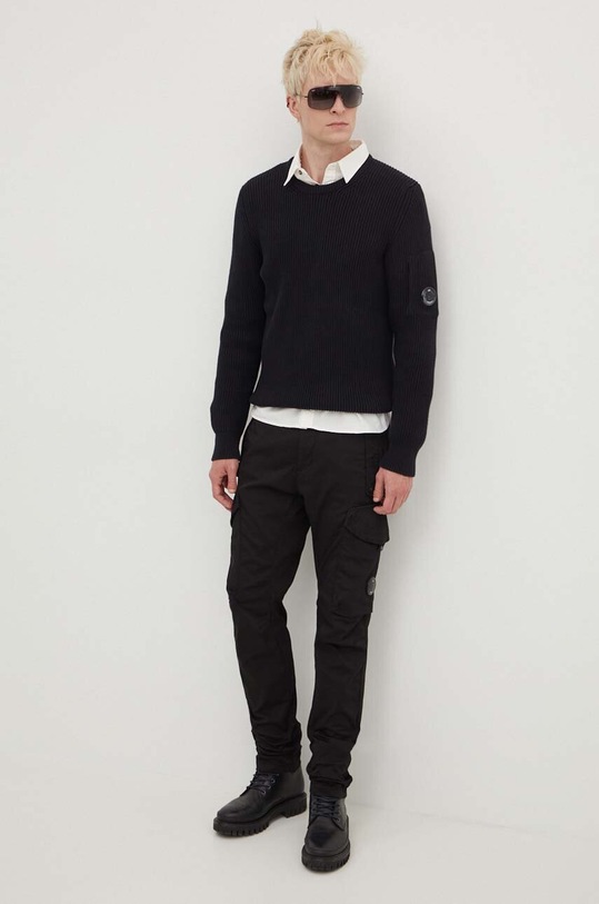 Odzież C.P. Company koszula bawełniana Gabardine Pocket 16CMSH157A002824G biały