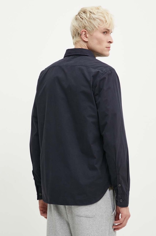 Дрехи Памучна риза C.P. Company Gabardine Pocket 16CMSH157A002824G тъмносин