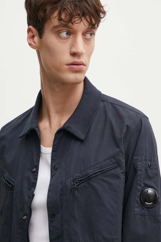 C.P. Company koszula bawełniana Gabardine Pocket bawełna zielony 16CMSH157A002824G