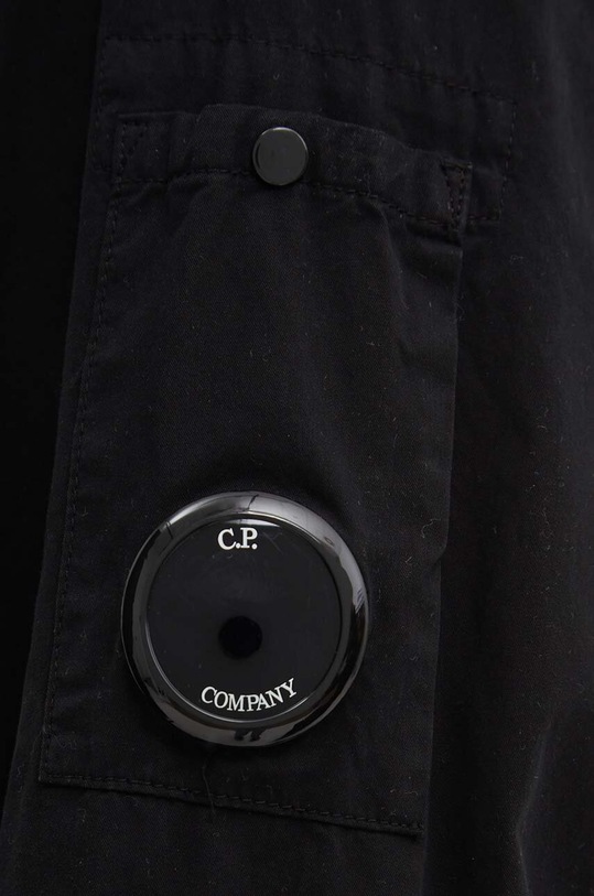 C.P. Company koszula bawełniana Gabardine Pocket 16CMSH157A002824G czarny