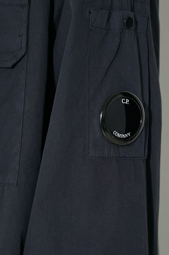 C.P. Company kurtka Gabardine Zipped 16CMSH158A002824G granatowy
