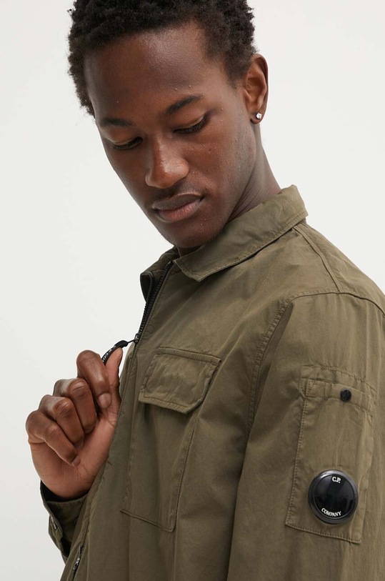 C.P. Company kurtka Gabardine Zipped nieocieplane zielony 16CMSH158A002824G