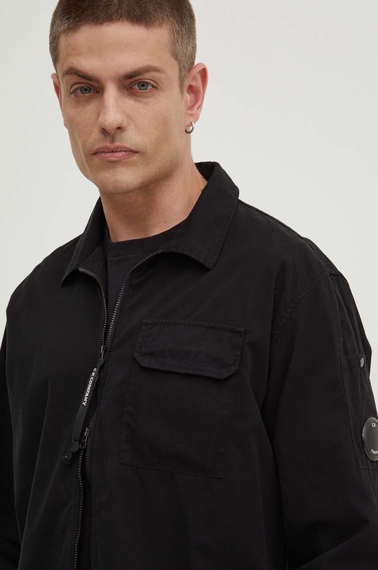 C.P. Company kurtka Gabardine Zipped 16CMSH158A002824G czarny SS24