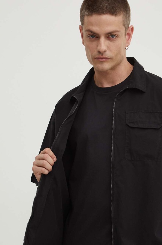C.P. Company kurtka Gabardine Zipped 16CMSH158A002824G czarny