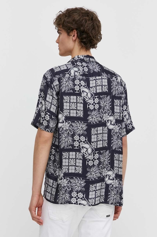 Îmbrăcăminte The Kooples camasa HCCC28059K bleumarin