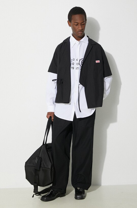 MM6 Maison Margiela koszula bawełniana SH0DT0005 biały SS24