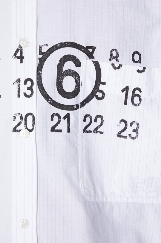 MM6 Maison Margiela cotton shirt SH0DT0005 white