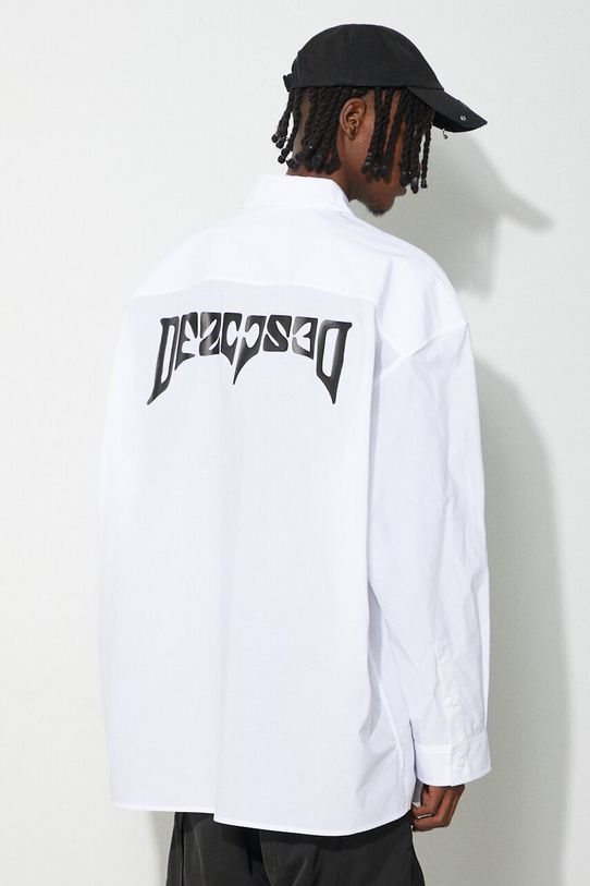 Хлопковая рубашка 032C 'Psychic' Wide Shoulder Shirt