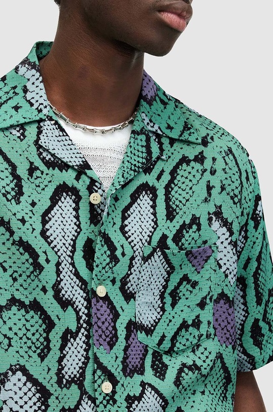 AllSaints koszula SERPENZ SS SHIRT MS564Z multicolor SS24