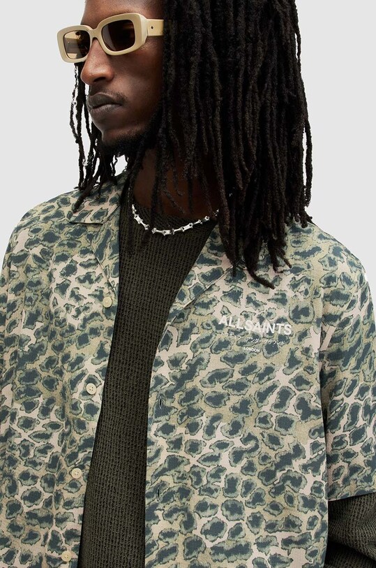 Одежда Рубашка AllSaints UNDRGRND CM SS SHIRT MS578Z мультиколор