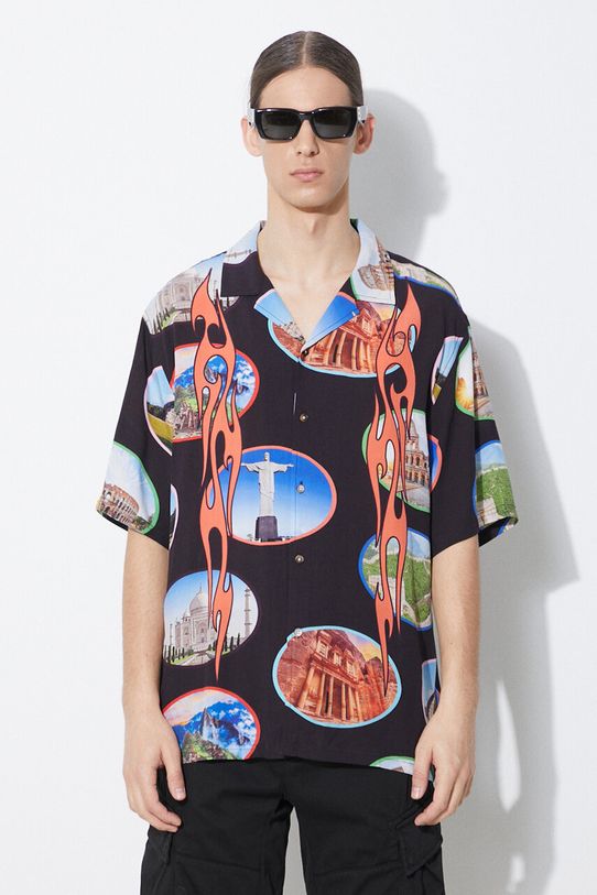 PLEASURES camicia 7 Wonder Camp Shirt