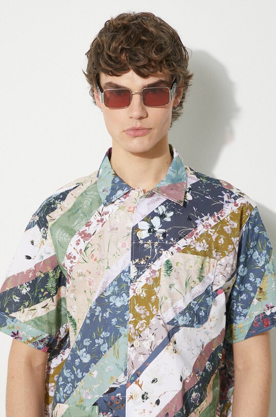 Engineered Garments cotton shirt Camp Shirt OR019.WF094 multicolor