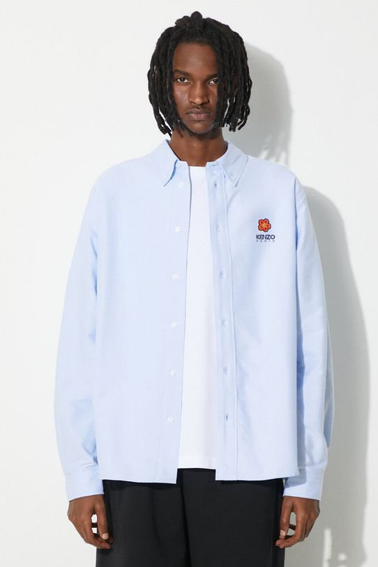 Kenzo cotton shirt Boke Flower Crest Casual Shirt