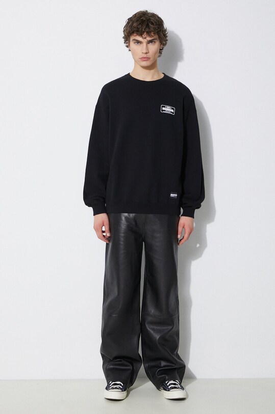 Хлопковая кофта NEIGHBORHOOD Classic 241FPNH.CSM03 чёрный SS24