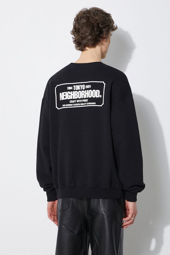 Odjeća Pamučna dukserica NEIGHBORHOOD Classic 241FPNH.CSM03 crna