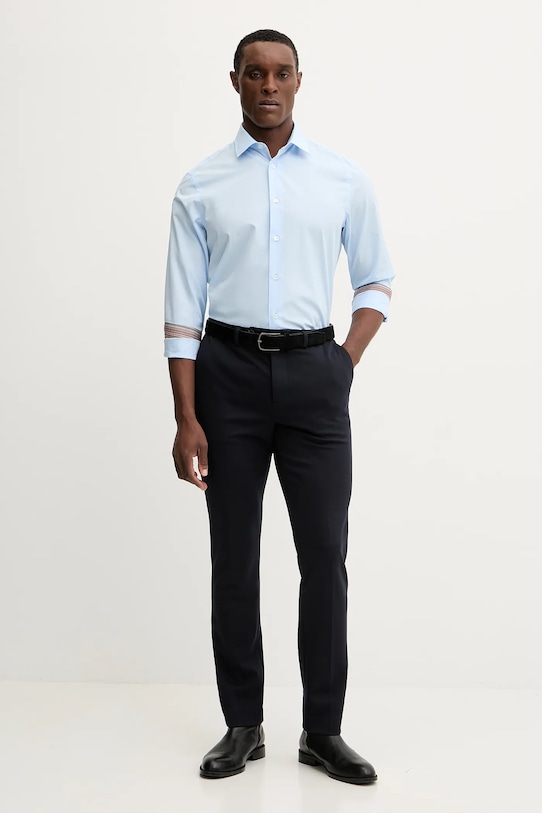 Βαμβακερό πουκάμισο Paul Smith M1R.800P2.L00050 μπλε SS25