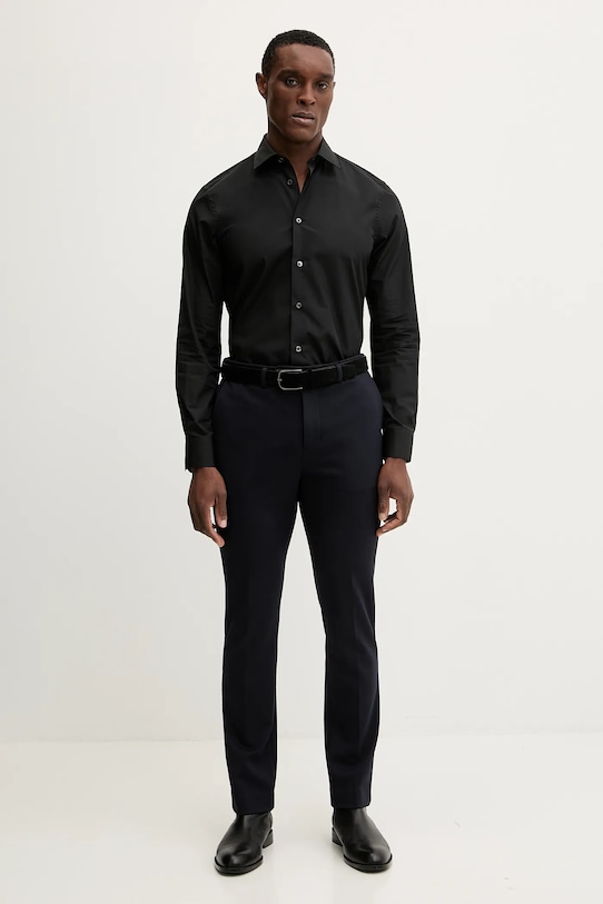 Bombažna srajca Paul Smith M1R.800P2.L00050 črna SS25