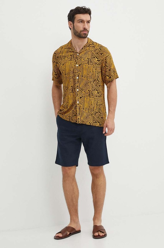 Рубашка OAS 7005.shirt коричневый SS24