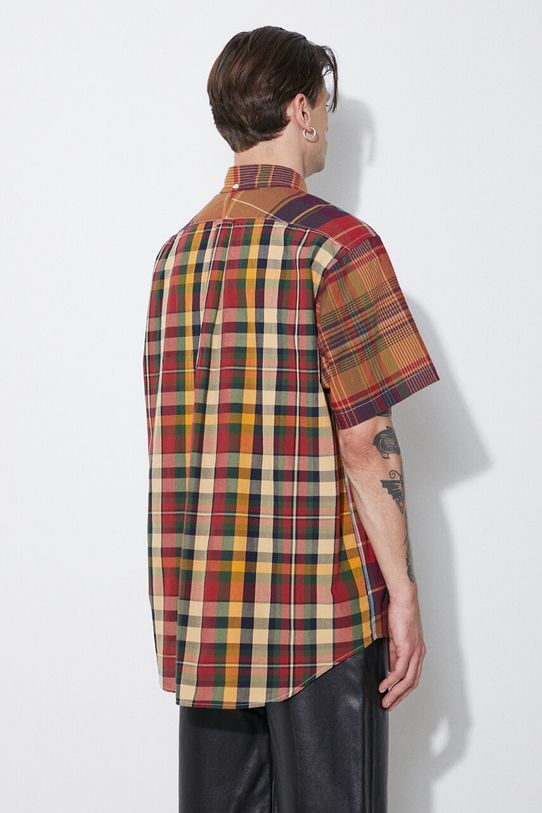 Abbigliamento Engineered Garments camicia in cotone Popover BD OR013.ES060 rosso