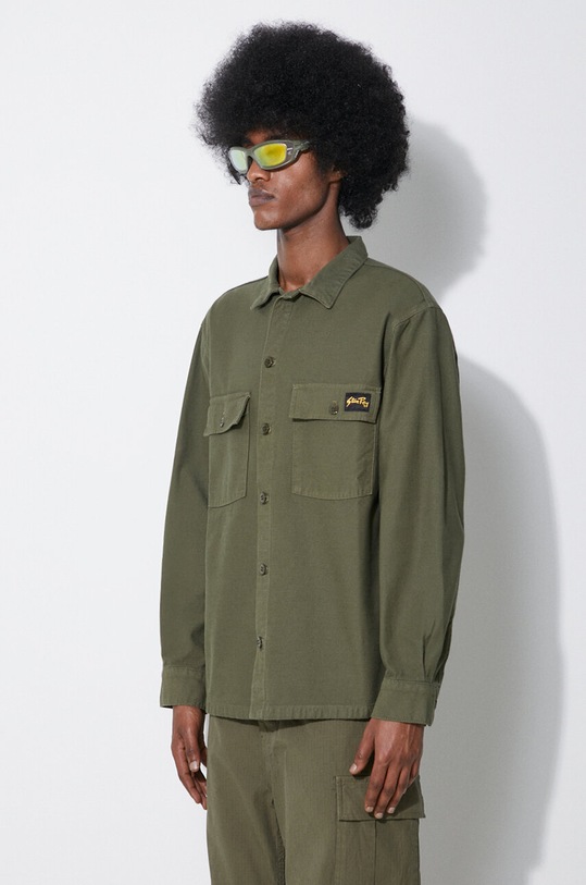 Bavlnená košeľa Stan Ray Cpo Shirt zelená CE2403321