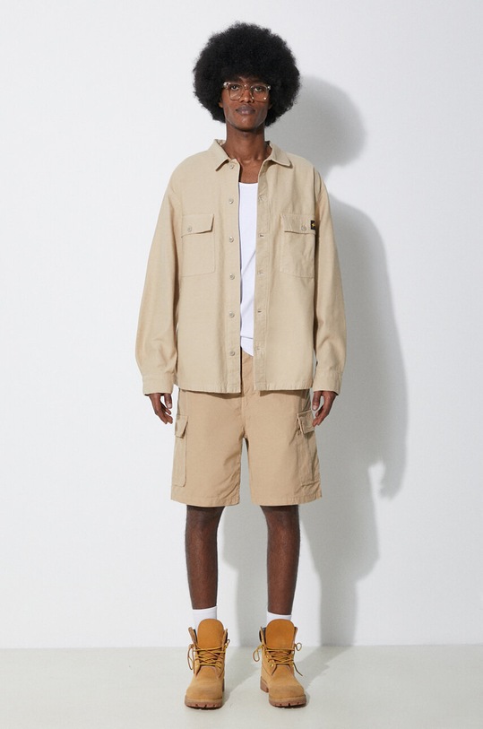 Bavlněná košile Stan Ray Cpo Shirt CE2403348 béžová SS24